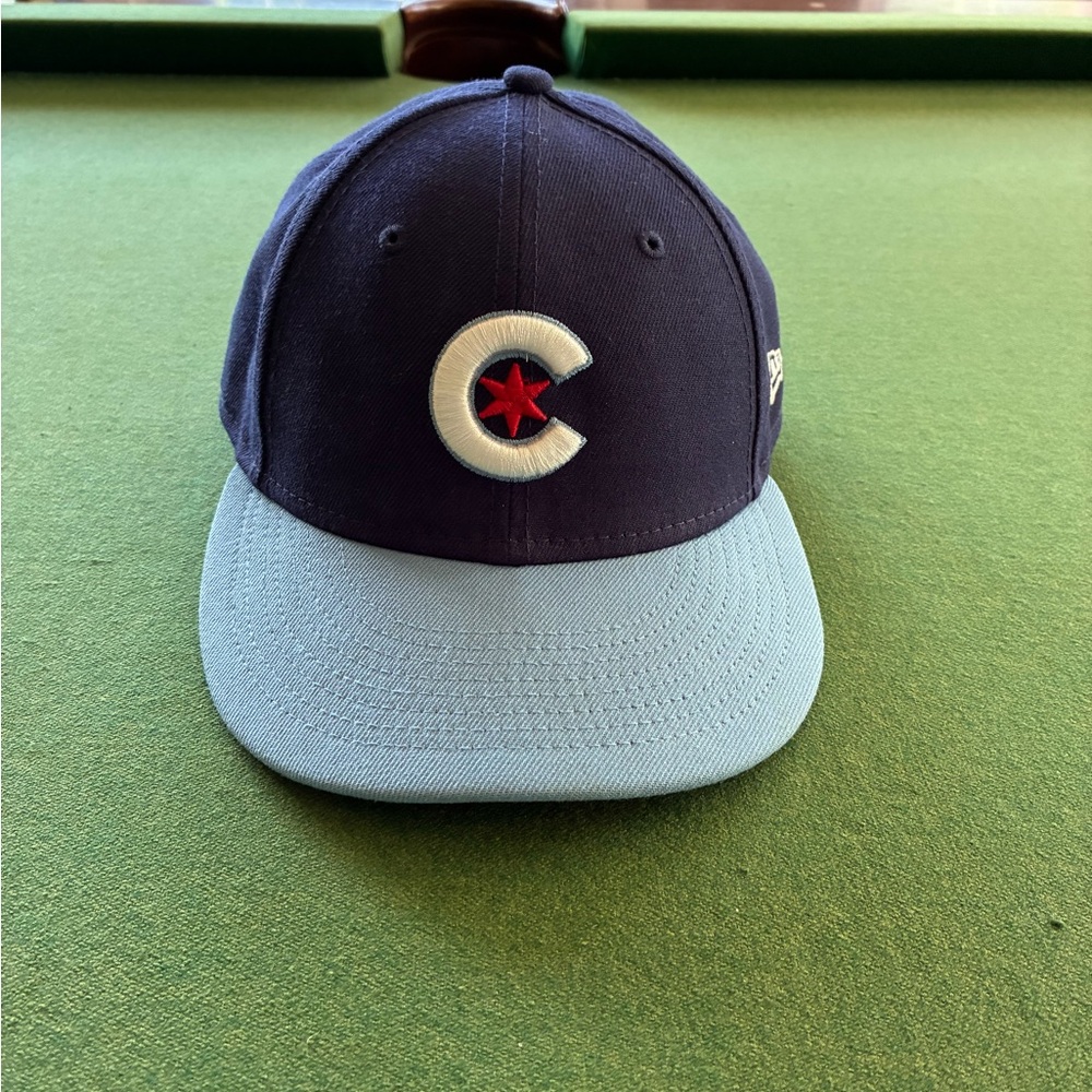 Men's New Era Royal Chicago Cubs City Connect 59FIFTY Fitted Hat 7 1/2 like new